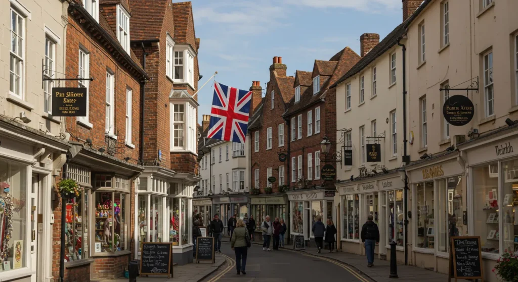 イギリスの街並み