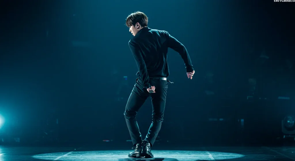 韓国人の踊る男性