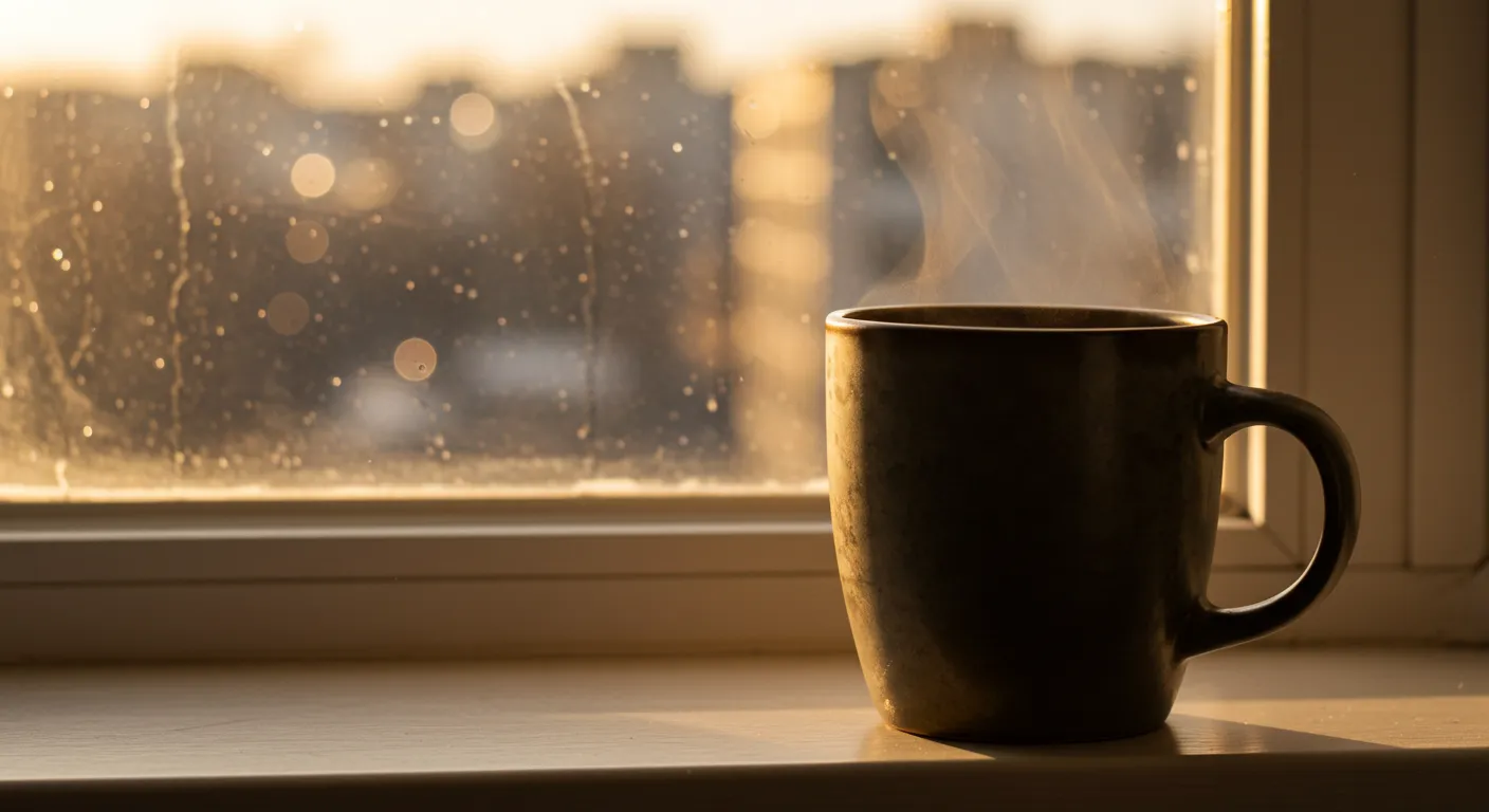 コーヒーと窓