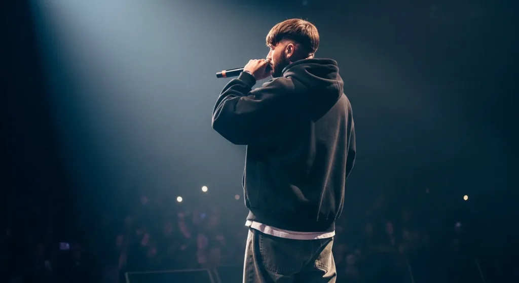 ラップ歌手の男性