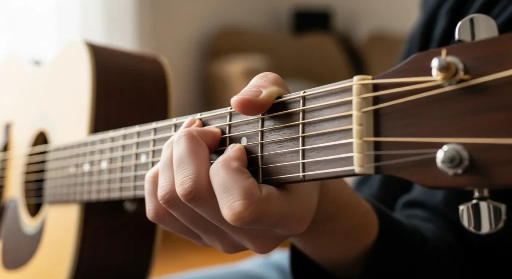 ギターの手元