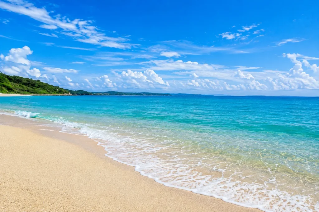 海と砂浜